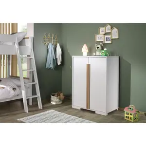 Armoire 2 portes pour lit mezzanine Vipack London image-2