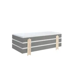 Set of 3 children's beds with sturdy arrow-shaped feet Vipack Modulo image-1