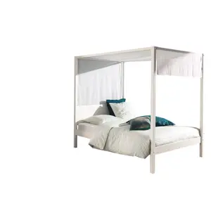 Kinder Baldachinbett mit Stoff Vipack image-0
