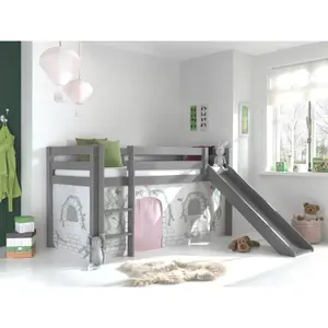 Bed with slide, a birdy cover for children Vipack Pino image-1