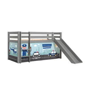 Bett mit Rutsche, ein Kinderpolsterbezug Vipack Pino image-0