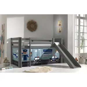 Bett mit Rutsche, ein Kinderpolsterbezug Vipack Pino image-2