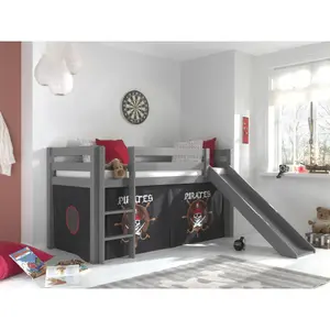 Bed with slide, pirate cover for kids Vipack Pino image-2