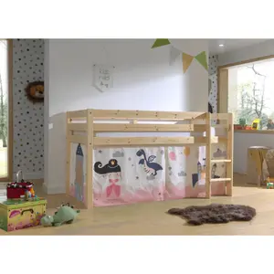 Compact bed and a Princess Sophie cover for children Vipack Pino image-2