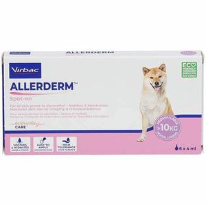 Schutzshampoo Spot-on Pipette für Hunde Virbac Allerderm (x6)