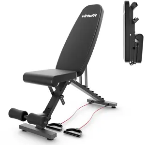 Foldable and Adjustable Weight Bench VirtuFit FB100