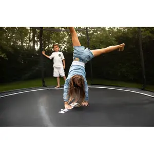Fitness Trampoline with Safety Net VirtuFit Premium image-1