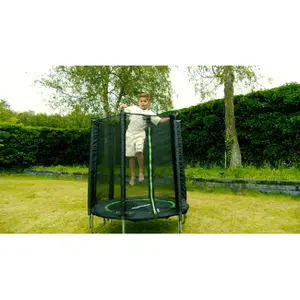Trampoline de fitness avec filet de sécurité enfant VirtuFit image-2