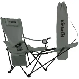 Chaise pliante avec repose-pieds VirtuFit image-0