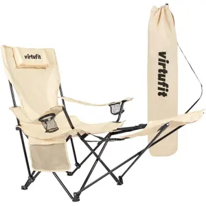 Chaise pliante avec repose-pieds VirtuFit image-0