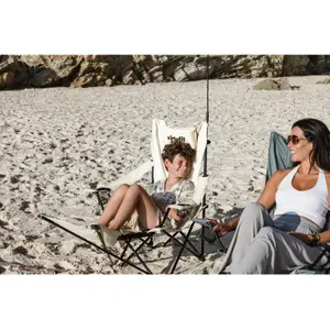 Chaise pliante avec repose-pieds VirtuFit image-3