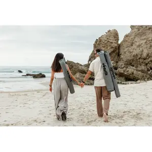 Beach Parasol with Windbreak VirtuFit image-2