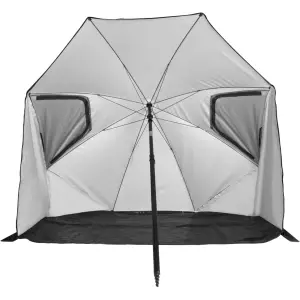 Premium Beach Parasol with Windbreak VirtuFit image-2