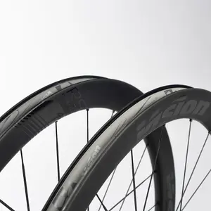 Paar Räder von Vision Metron 45 RS SL Silver Edition Shimani