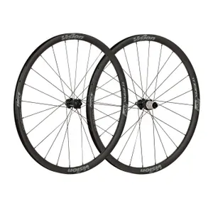 Ett par skivhjul med centrallås och däck Vision Trimax AGX i23 TL SH11 image-0
