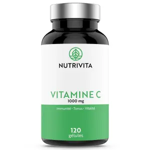 Complemento alimenticio de vitamina C - 120 cápsulas Nutrivita image-0