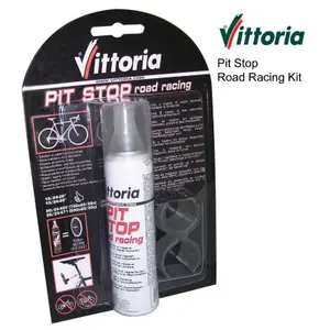 Puncture-proof spray for road bikes with direct connection + clips Vittoria Pit Stop 75 ml