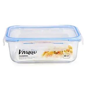 Almuerzo box en verre enfant Vivalto Premium 800 ml image-1