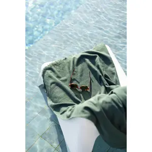 Μάλλινη πετσέτα χαμάμ Vivaraise Cancun image-1