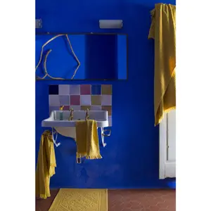 Plain bath mat Vivaraise Enzo image-1