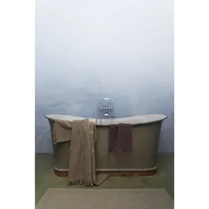 Plain bath mat Vivaraise Enzo image-1
