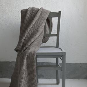 Stonewashed cotton bedspread Vivaraise Maia image-1