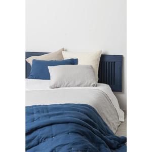 Stonewashed cotton pillowcase Vivaraise Zeff image-1