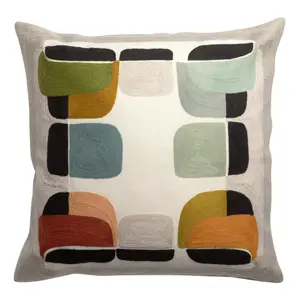 Embroidered cushion Vivaraise Ella image-0