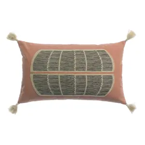 Funda de cojín bordada Vivaraise Yael image-0