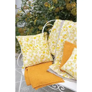 Coussin coton stonewashed Vivaraise Tana image-2