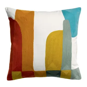 Embroidered cushion Vivaraise Janis image-0