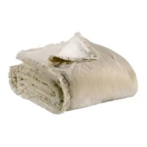 Plain-coloured bedspread Vivaraise Fara image-0