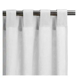 Stonewashed cotton curtain Vivaraise Zeff image-1