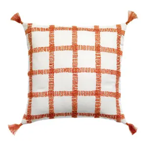 Checkered cushion Vivaraise Diana image-0