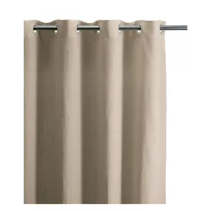 Stonewashed cotton curtain Vivaraise Zeff image-1