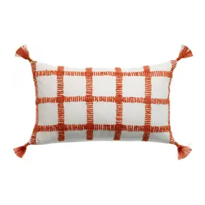 Checkered cushion Vivaraise Diana image-1