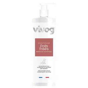 Shampoo para perro de pelo rizado y lanoso Vivog image-0
