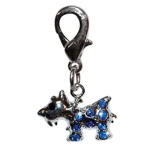 Strass Medaille voor Terrier Hond Vivog