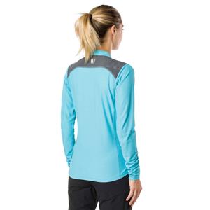 Maglia a manica lunga da donna verdeical technical image-2