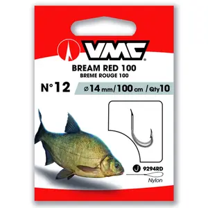 Άγκιστρο VMC Bream Red 100 (x10) image-0