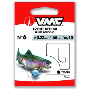 Άγκιστρο VMC Trout Red 60 (x10) image-0