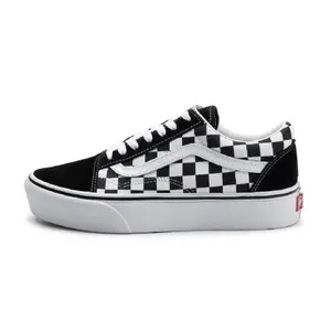 Baskets Vans Checkerboard Old Skool Platform image-2