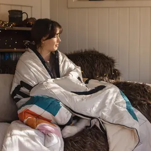 4-in-1 Fleece Blanket Voited image-3