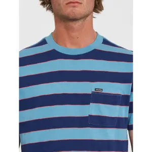 T-shirt col rond rayure Volcom Maxer image-4