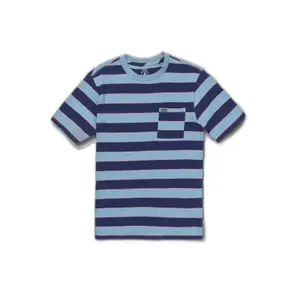 T-shirt col rond rayure Volcom Maxer image-0