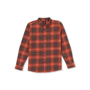 Camisa de cuadros de manga larga Volcom Caden image-0