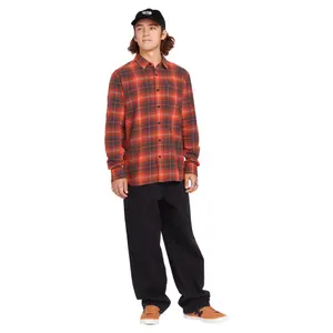 Camisa de cuadros de manga larga Volcom Caden image-2