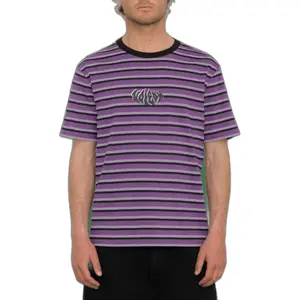 T-shirt às riscas Volcom Rayeah image-0