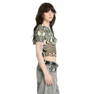 Camiseta corta de mujer Volcom Fa Filip Rygalski image-3