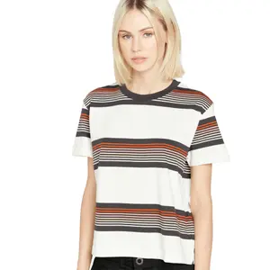 Randig T-shirt för kvinnor Volcom Halite SS image-1